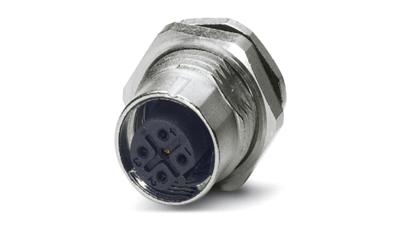 Phoenix Contact Circular Connector, 5 Contacts, M12 Connector, Female, IP67, SACC Series