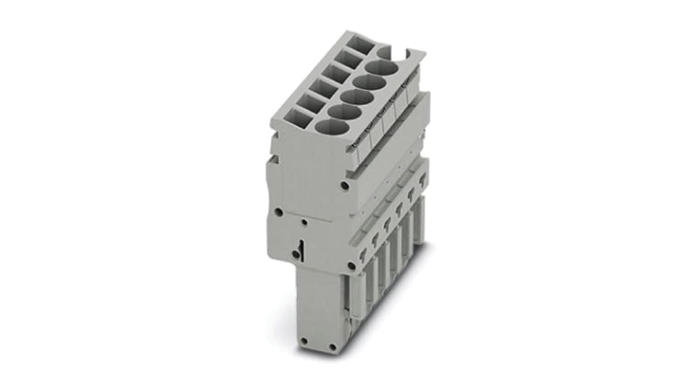 Phoenix Contact 5.2 mm Pitch 15 Way Pluggable Terminal Block, Plug, Spring Cage Termination