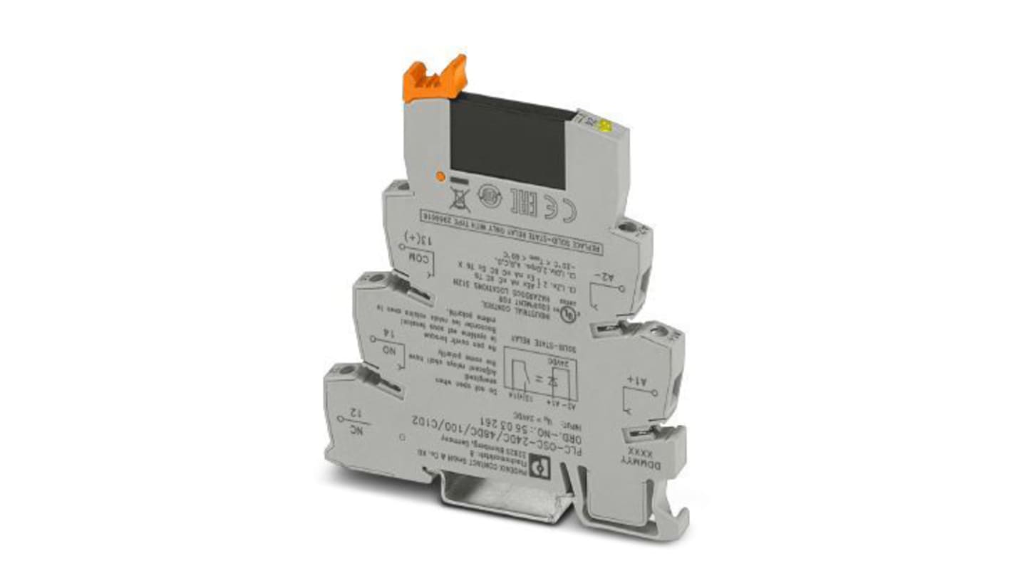 interfészrelé-modul 5V dc DIN-sín, 6.2 x 86 x 80mm PLC-OSC- 5DC/ 24DC/100KHZ 1 A