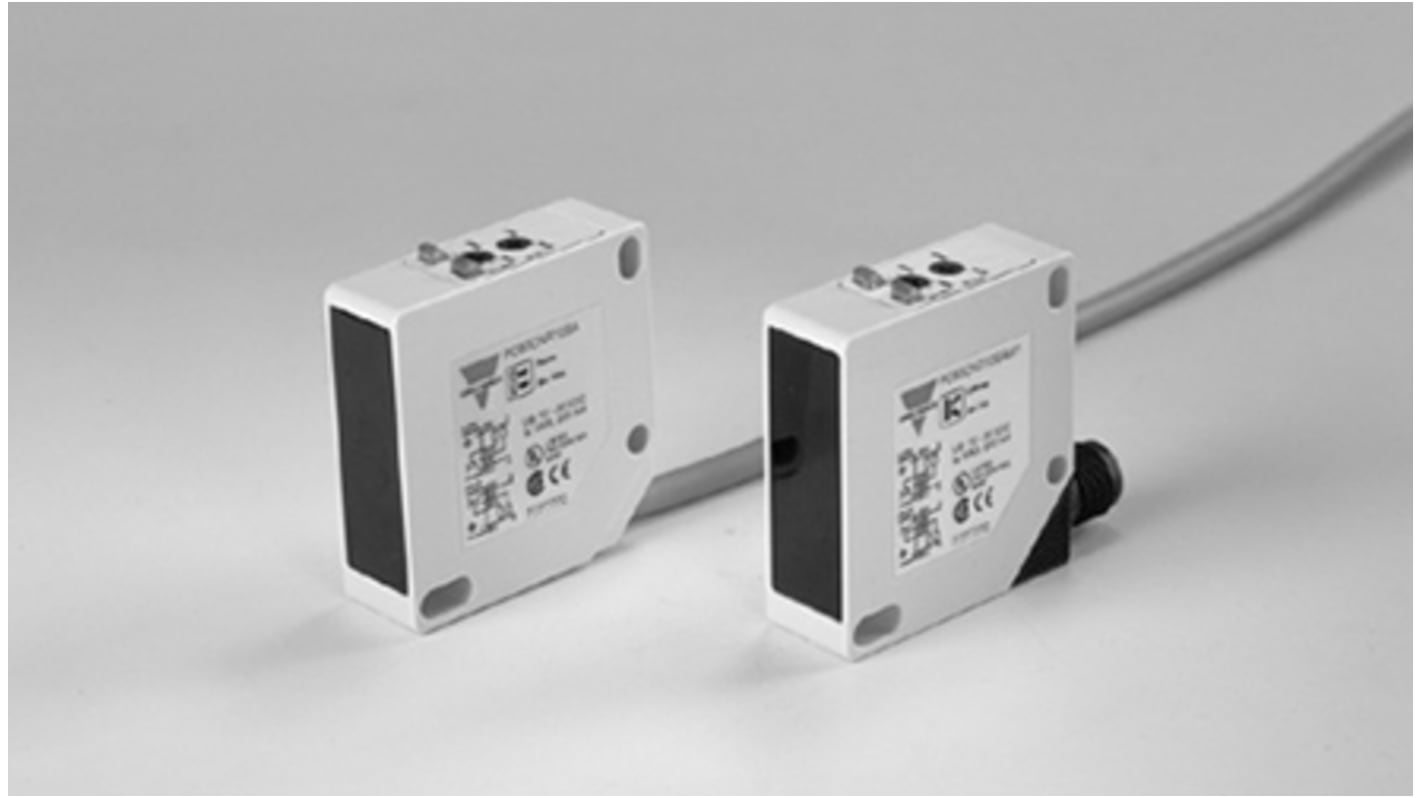 Carlo Gavazzi Retroreflective Photoelectric Sensor, Block Sensor, 10 m Detection Range