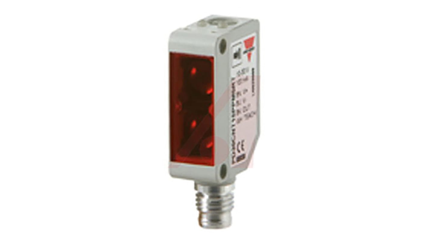 Fotocélula rectangular Carlo Gavazzi, Sistema Difuso, alcance 1 m, salida PNP, Conector de M8 4 clavijas, IP67