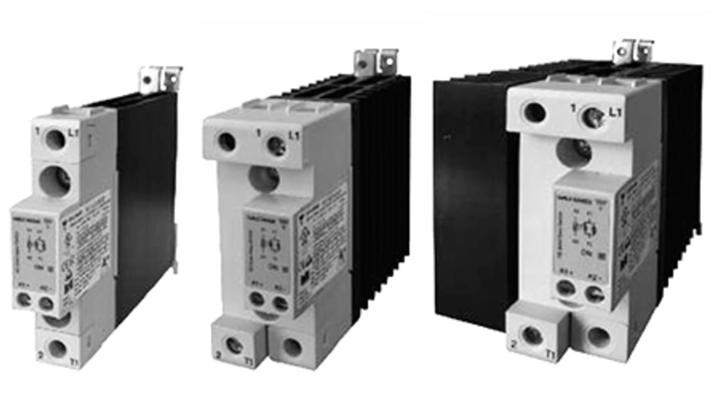 Carlo Gavazzi RGC Series Solid State Relay, 50 A Load, DIN Rail Mount, 600 V ac Load, 32 V dc Control