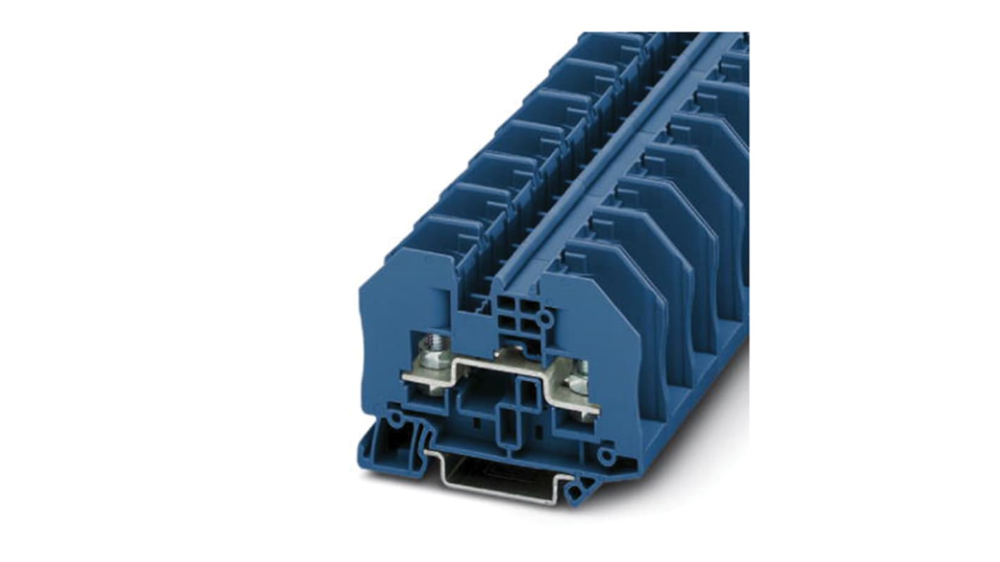 Phoenix Contact RTO 5 BU Verbindungsklemme ohne Sicherung Einfach Blau, 1 kV / 41A, Schraubanschluss