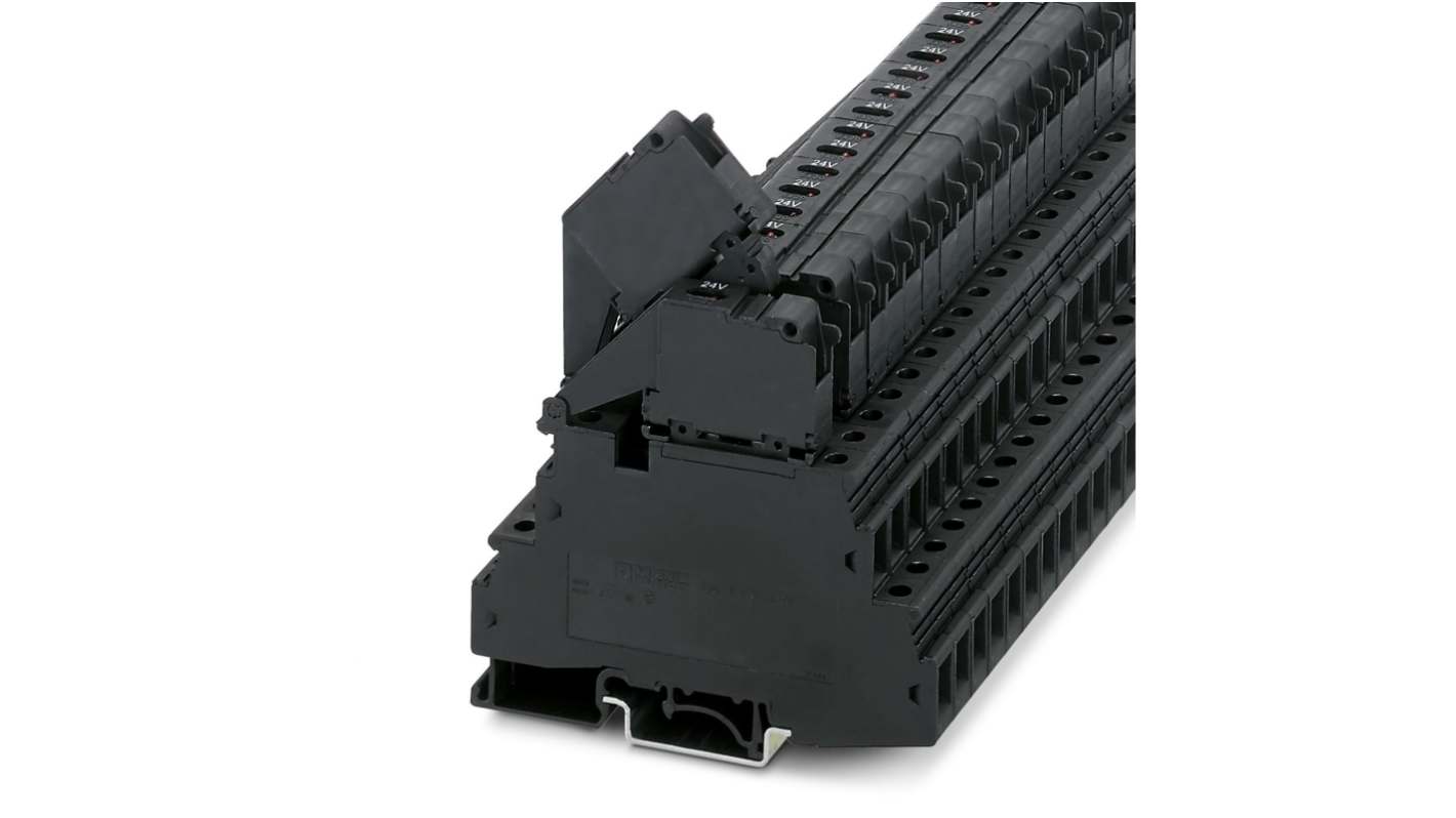 3049000 | Phoenix Contact UKK 5-HESILED 24 (5X20) 1MA Series Black ...