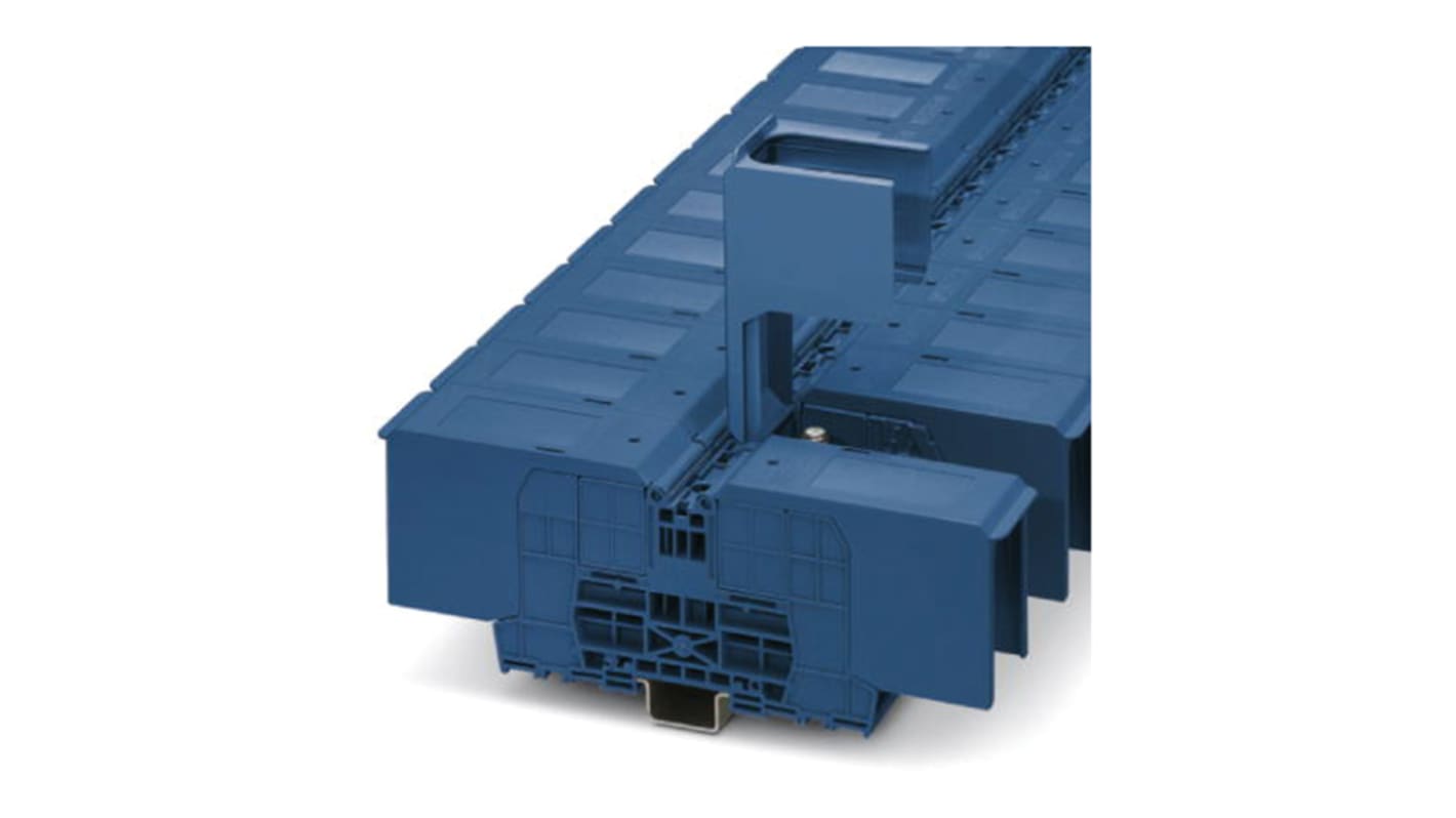 Phoenix Contact RBO 10-HC BU Series Blue Non-Fused Terminal Block, Single-Level, Bolt Termination