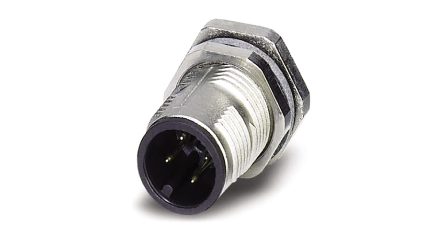 Phoenix Contact Circular Connector, 4 Contacts, M12 Connector