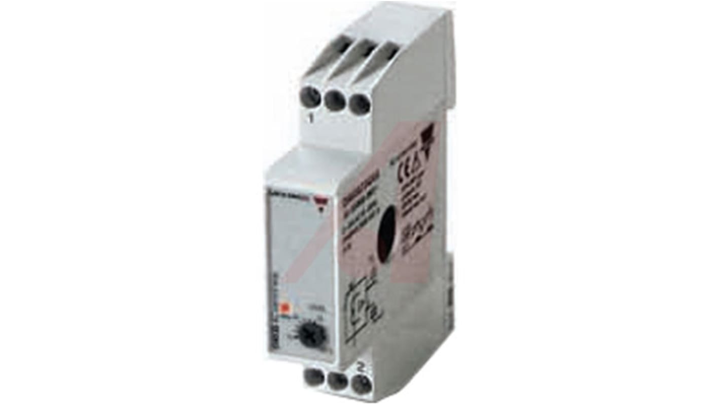 Carlo Gavazzi Current Monitoring Relay, 1 Phase, SPST, DIN Rail