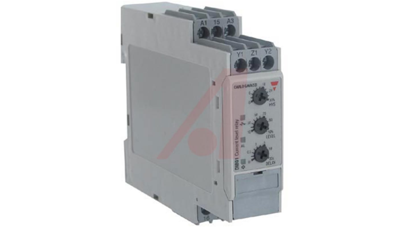 Relè di monitoraggio Corrente Carlo Gavazzi DIB01CB235A serie DIB01, SPDT