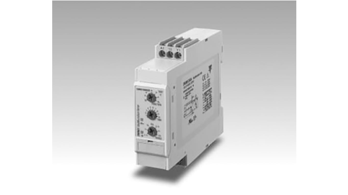 Carlo Gavazzi DIN Rail Mount Timer Relay, 24 → 240 V ac, 24V dc, 2-Contact, 0.1 s → 100h, SPDT