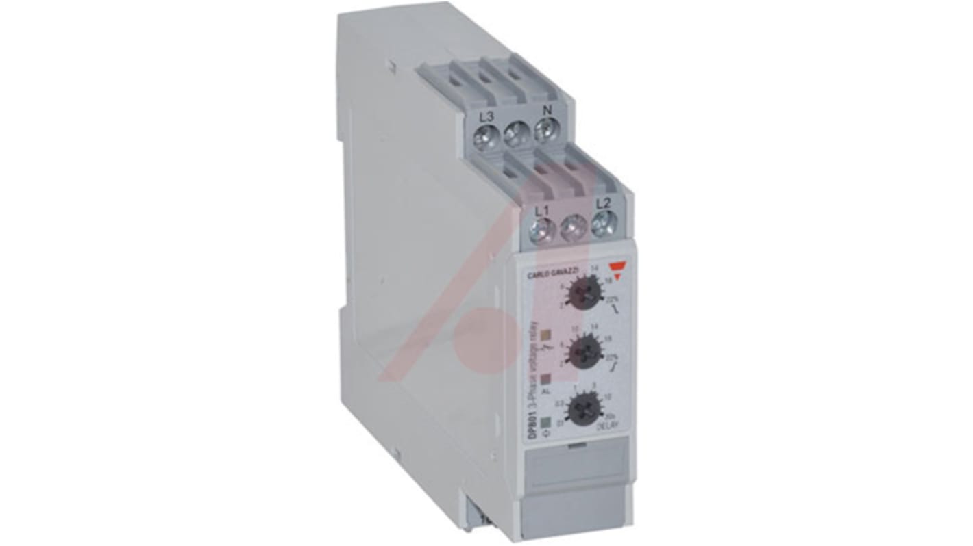 Carlo Gavazzi Phase, Voltage Monitoring Relay, SPDT, 323 → 690V ac