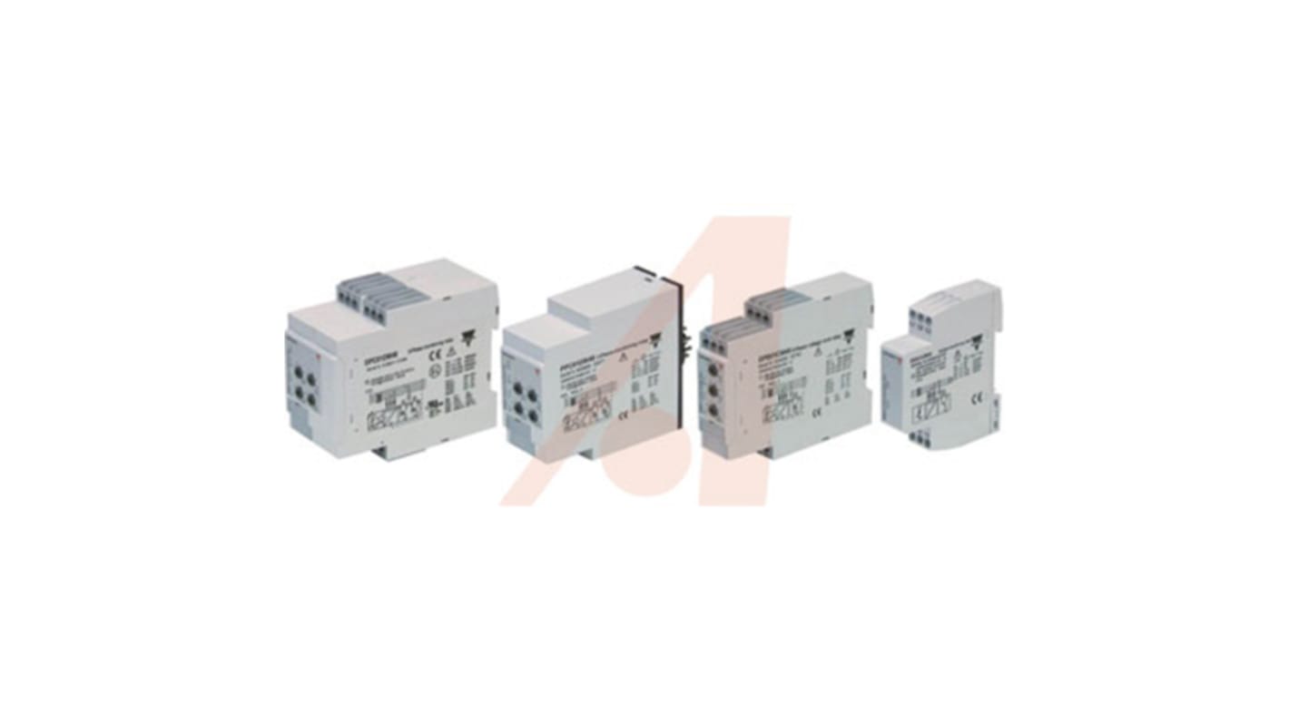 Carlo Gavazzi Phase, Voltage Monitoring Relay, 3, 3+N Phase, SPDT, 177 → 275V ac, DIN Rail