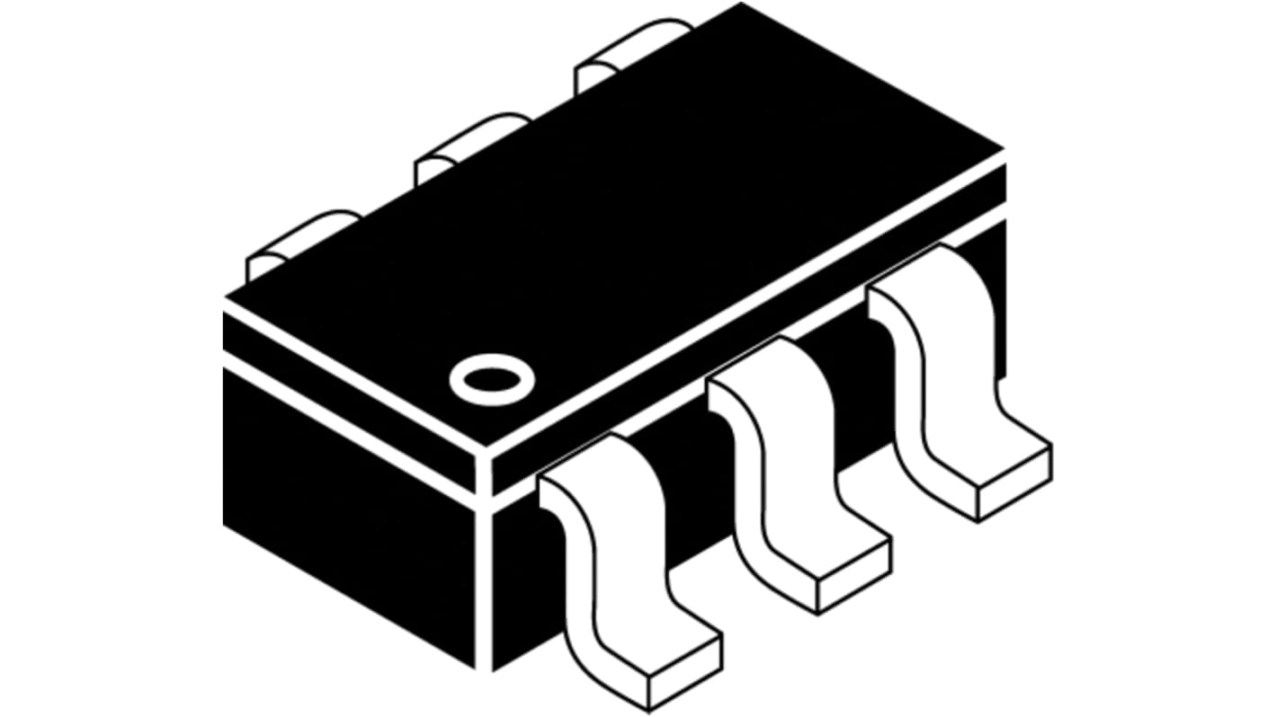 Transistor PNP Infineon, 6 Pin, SC-74, 100 mA, 65 V, Montaggio superficiale