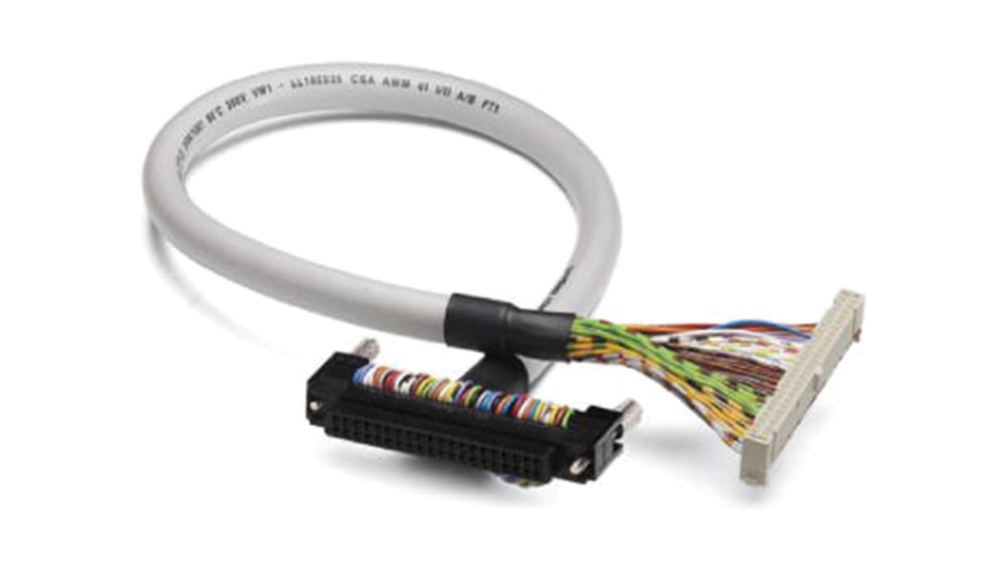 Phoenix Contact Cable for Use with Honeywell MasterLogic 200, Mitsubishi Melsec L, Mitsubishi Melsec Q