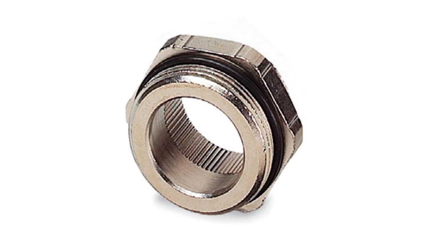 Phoenix Contact Cable Gland Adaptor, Nickel Plated Brass