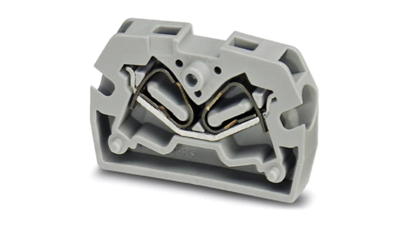 Phoenix Contact MSBV 2.5-F Series DIN Rail Terminal Block, 0.08 → 4mm², Spring Clamp Termination