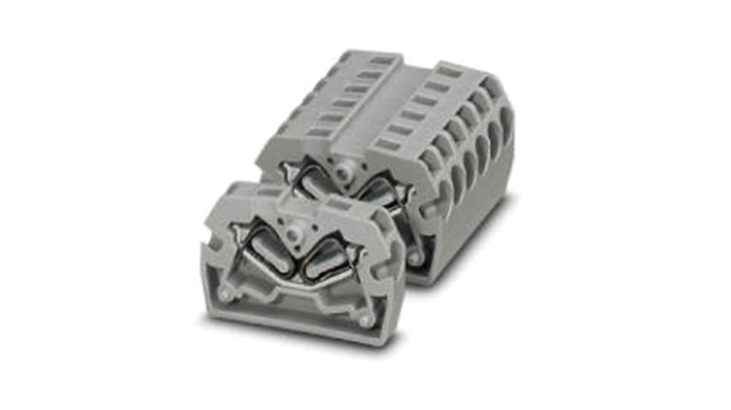 Phoenix Contact MSBV 2.5-M OG Series Orange DIN Rail Terminal Block, 0.08 → 4mm², Spring Clamp Termination