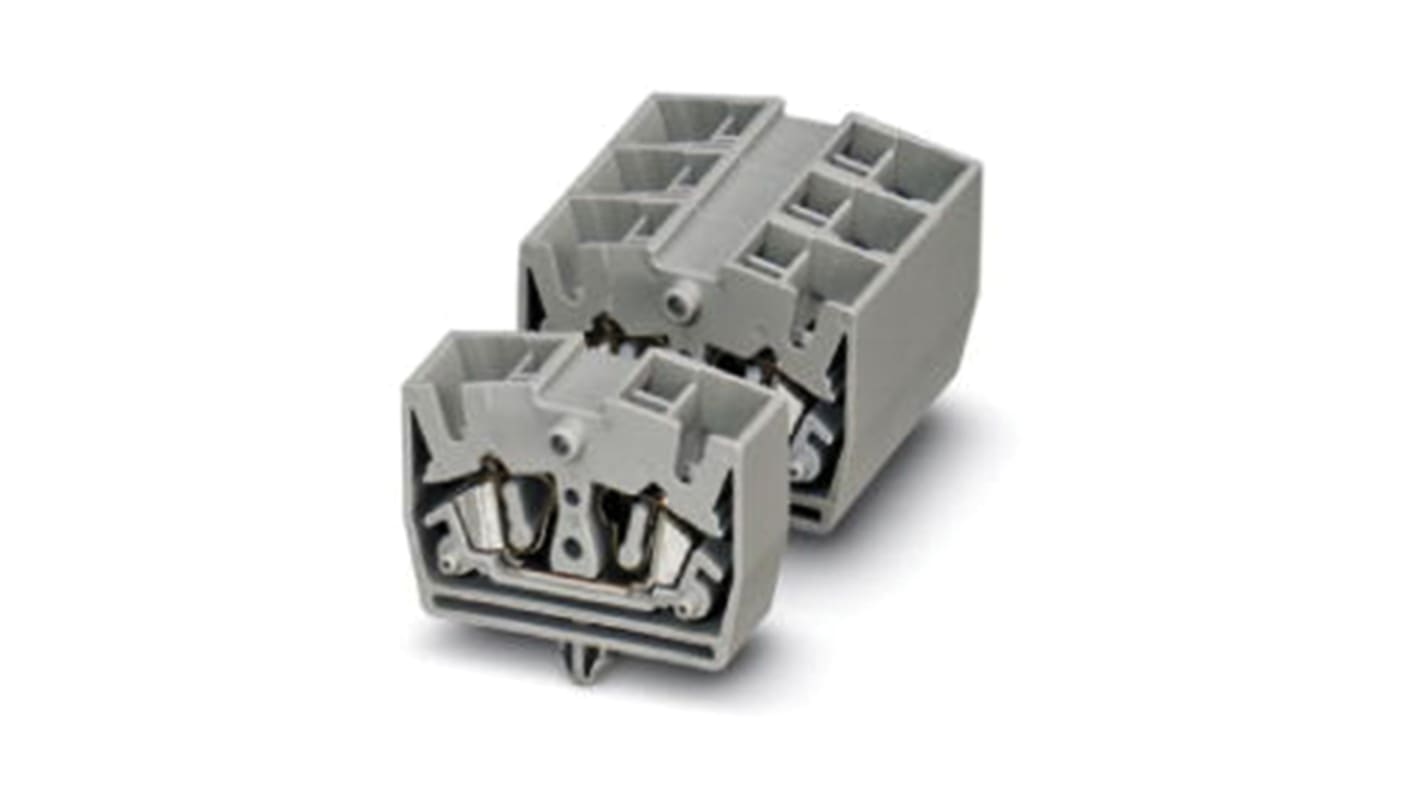 Phoenix Contact MSDB 2.5-RZ Series DIN Rail Terminal Block, 0.08 → 4mm², Spring Clamp Termination