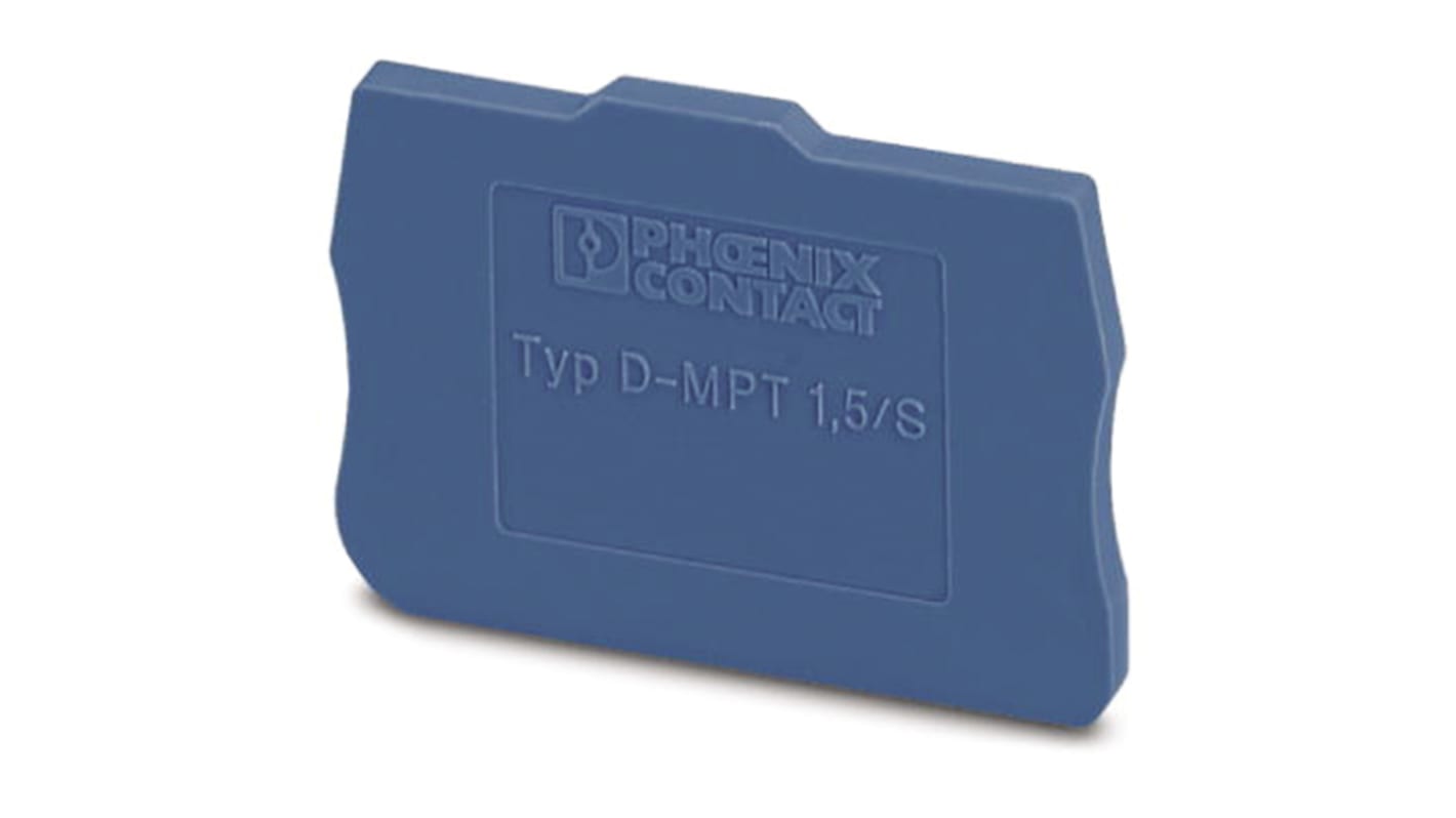 Phoenix Contact D-MPT 1.5/S BU Series End Cover