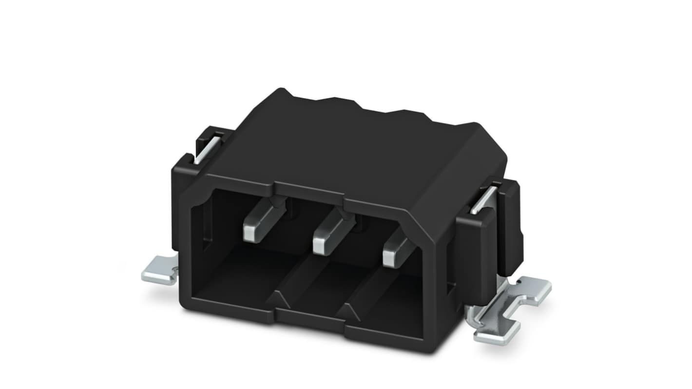 Phoenix Contact 2.5mm Pitch 4 Way Pluggable Terminal Block, Header, Solder Termination