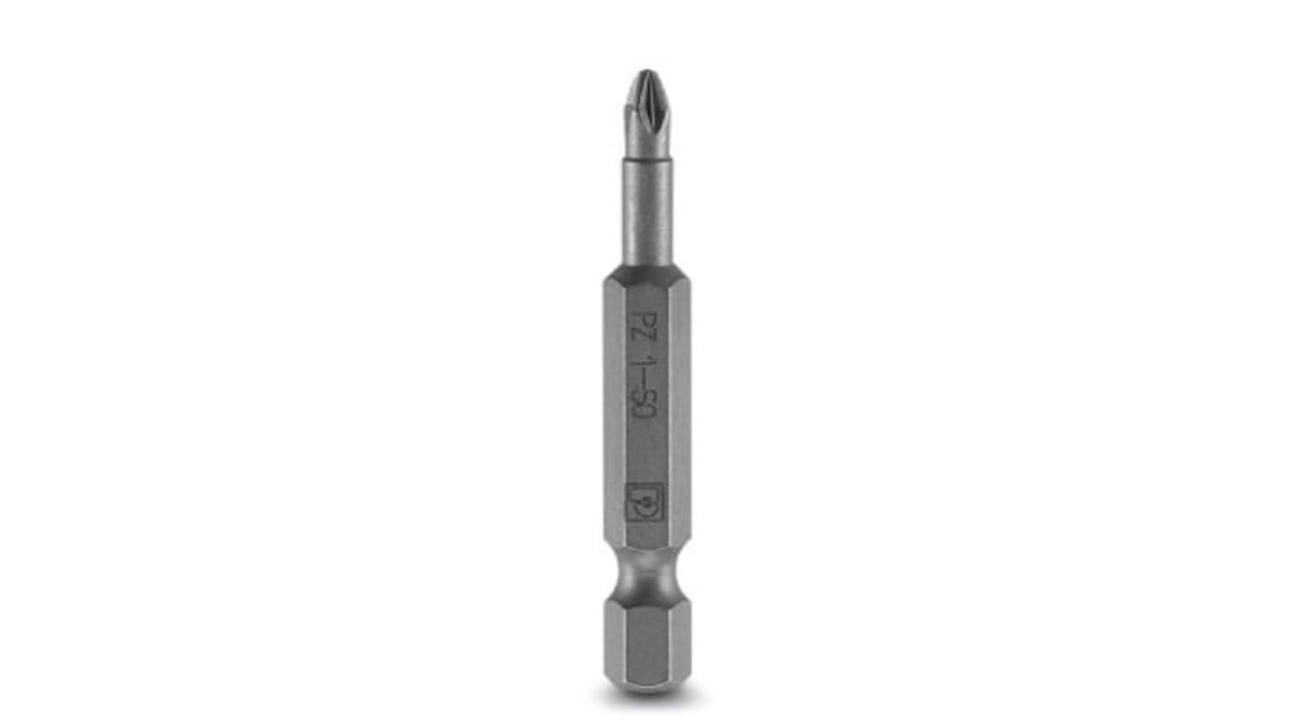 1212591 | Phoenix Contact Pozidriv Screwdriver Bit, PZ1 Tip | RS