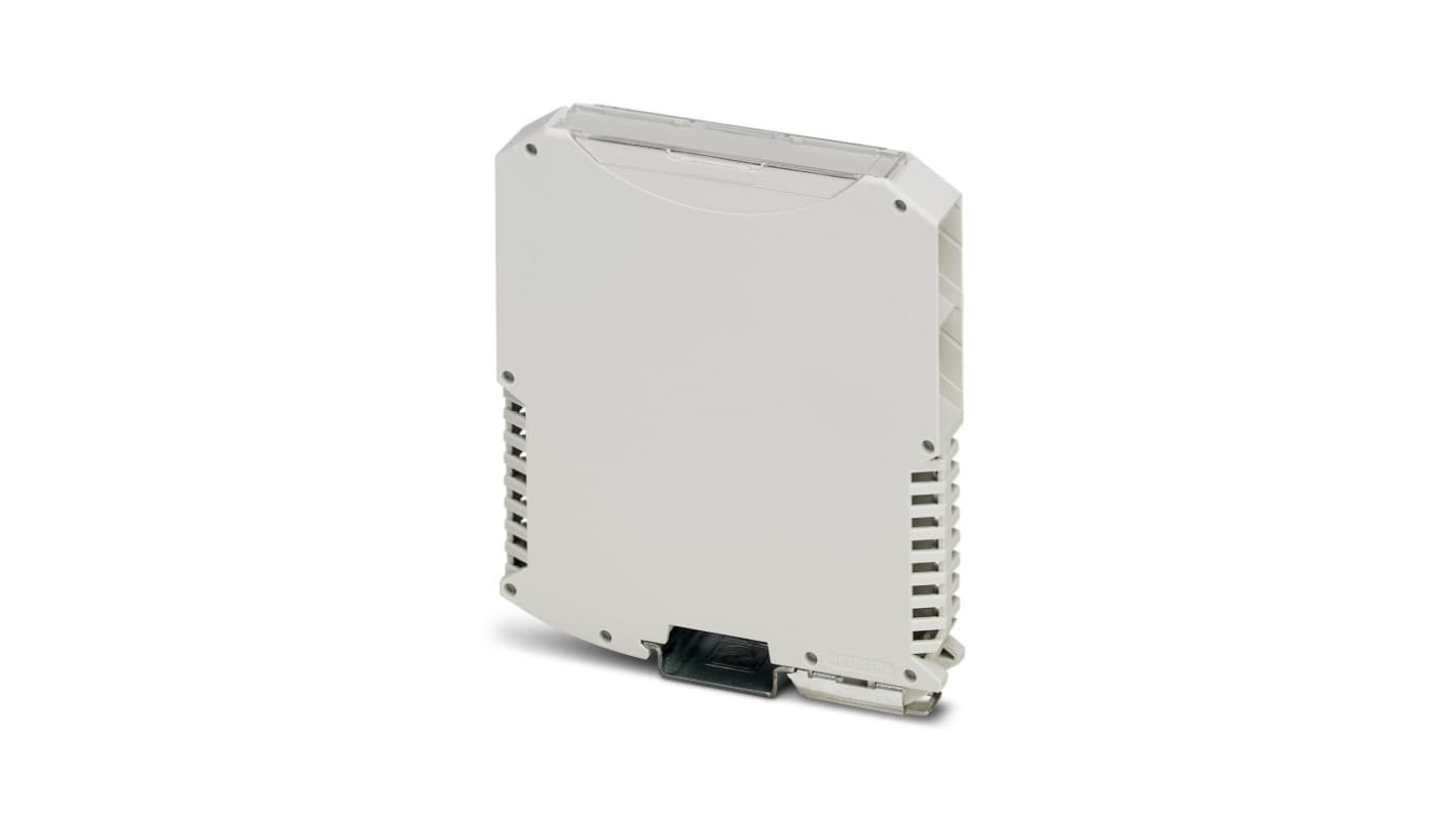Phoenix Contact DIN Rail Enclosure Enclosure Type ME MAX 17.5 2-2 KMGY VPE1 Series , 17.5 x 114.5mm, Polyamide