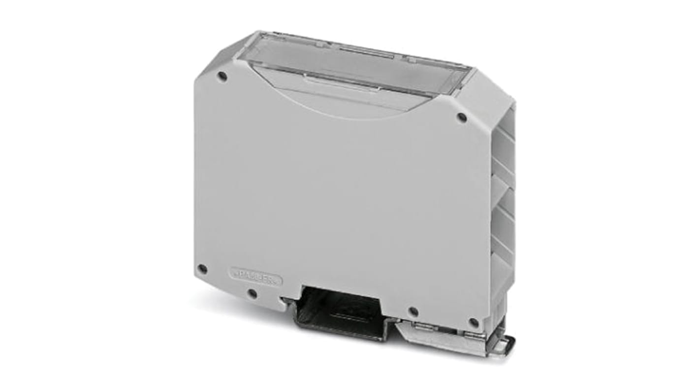 Phoenix Contact DIN Rail Enclosure Enclosure Type ME MAX 22.5 SF G 2-2 KMGY VPE1 Series , 22.5 x 70.4mm, Polyamide