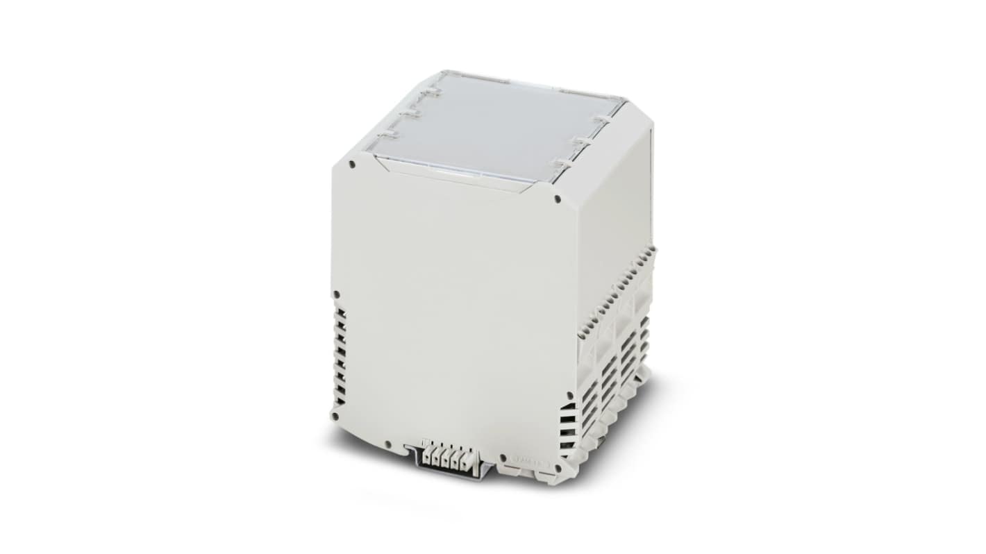 Phoenix Contact DIN Rail Enclosure Enclosure Type ME MAX 90 U-U1 KMGY VPE1 Series , 99 x 90 x 114.5mm, Polyamide
