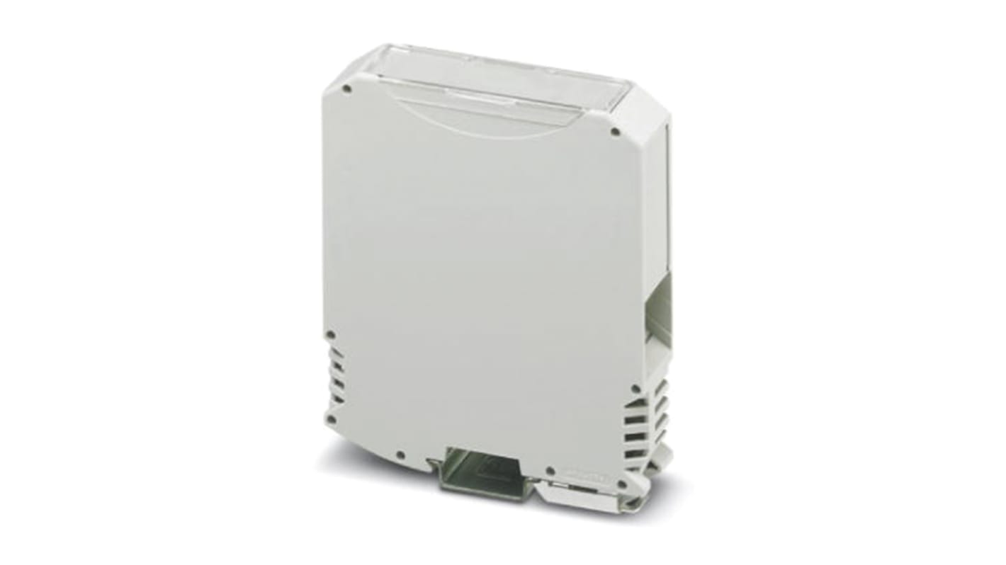 Phoenix Contact DIN Rail Enclosure Enclosure Type ME MAX 22.5 3-U1 KMGY Series , 99 x 22.5 x 114.5mm, Polyamide