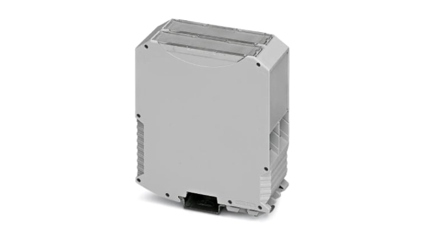 Phoenix Contact DIN Rail Enclosure Enclosure Type ME MAX 45 G U-U1KMGY Series , 99 x 45 x 114.5mm, Polyamide Electronic