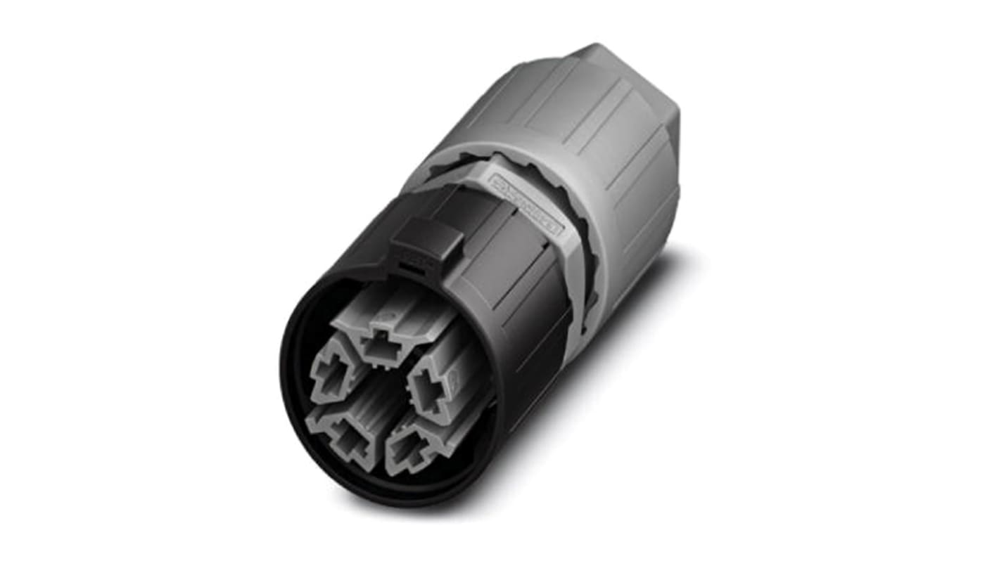 Phoenix Contact Circular Connector, 5 Contacts, Cable Mount, IP66, IP68, IP69K, QPD Series