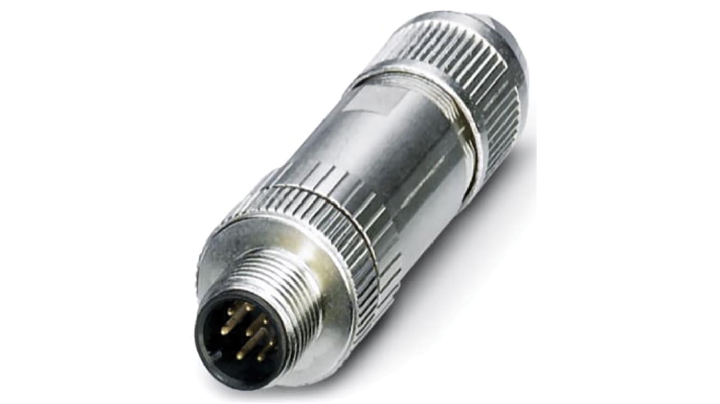 Phoenix Contact Circular Connector, M12 Connector, Plug, IP67, SACC Series