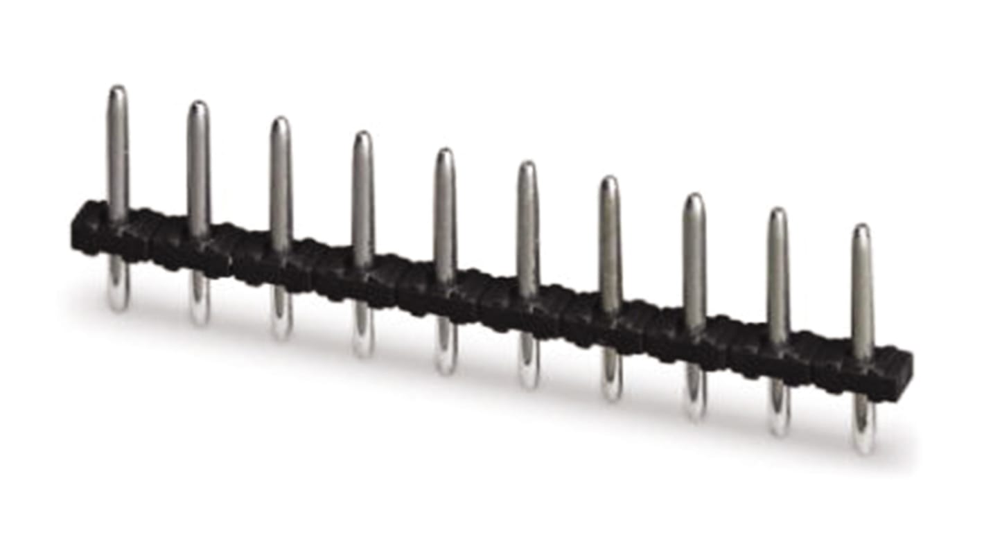 Phoenix Contact 5.0mm Pitch 18 Way Pluggable Terminal Block, Pin Header, Solder Termination