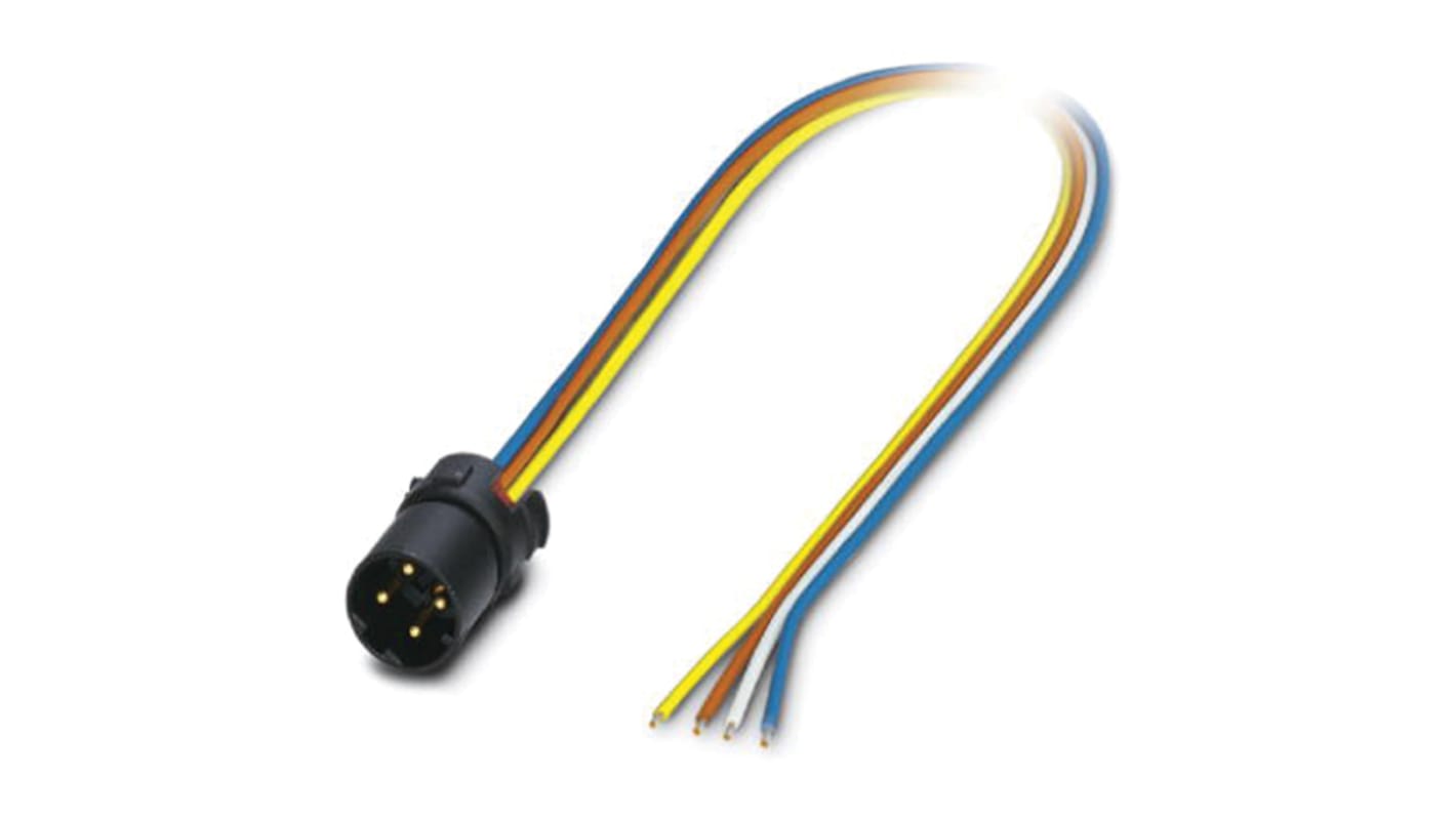 Supporto contatto Maschio 4 vie uso con M12 Connector