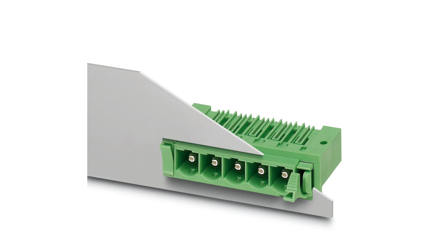 Borne enchufable para PCB Phoenix Contact serie DFK-PC 6-16/ 2-G-10.16 de 2 vías, paso 10.16mm, para soldar