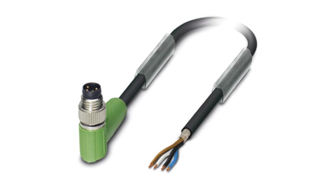 Phoenix Contact Male 8 way M8 to Sensor Actuator Cable, 3m