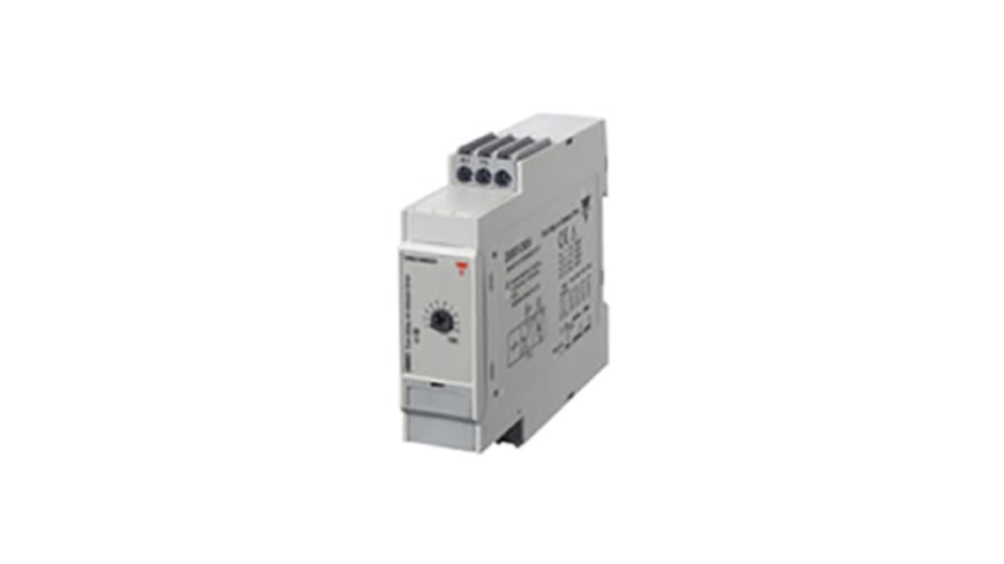 Carlo Gavazzi DIN Rail Mount Timer Relay, 24 → 240V ac/dc, 2-Contact, 0.1 → 600s, 1-Function, SPDT