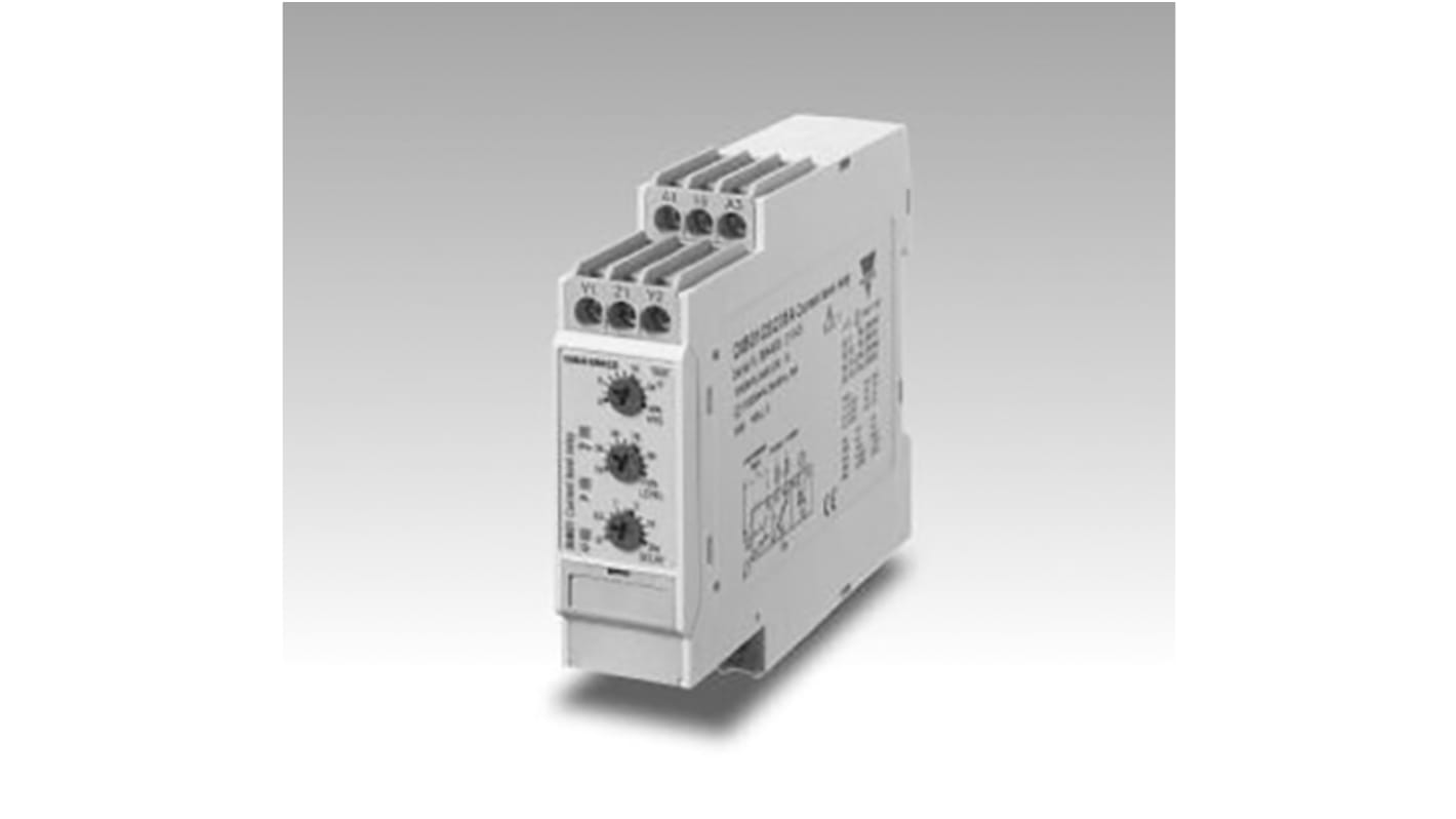 Carlo Gavazzi Current Monitoring Relay, 1 Phase, SPDT, DIN Rail