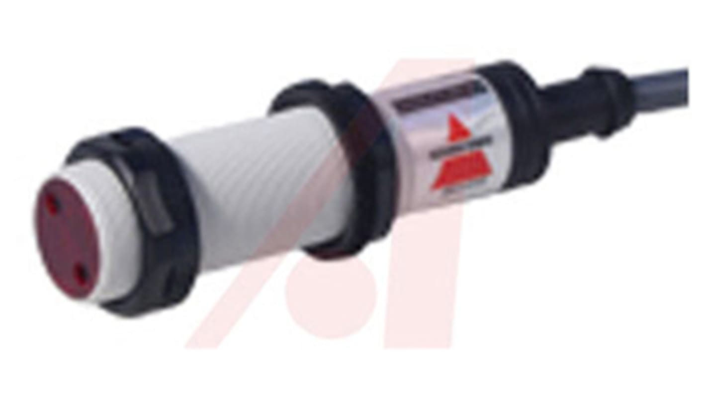 Carlo Gavazzi zylindrisch Optischer Sensor, Diffus, Bereich 100 mm, Relais Ausgang, Anschlusskabel