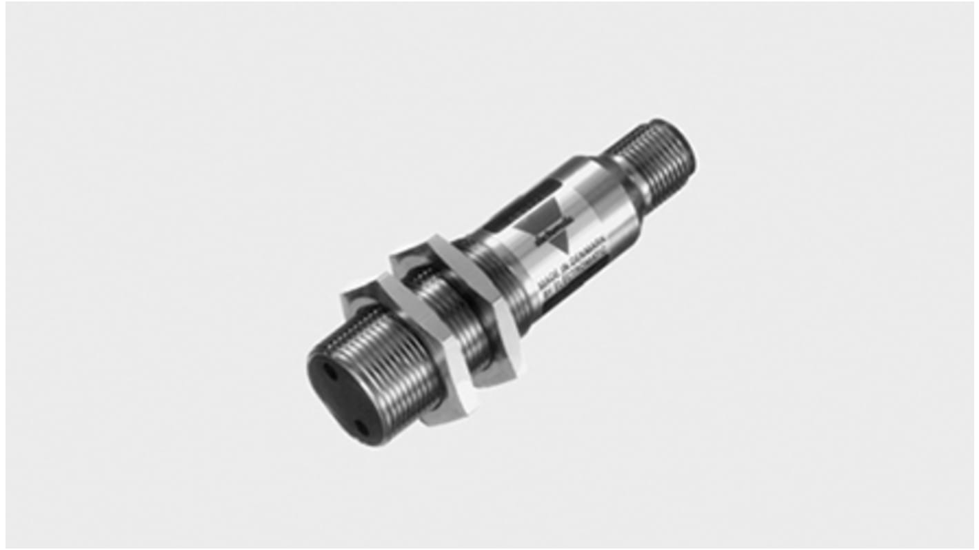 Carlo Gavazzi zylindrisch Optischer Sensor, Reflektierend, Bereich 3 m, PNP Ausgang, Anschlusskabel
