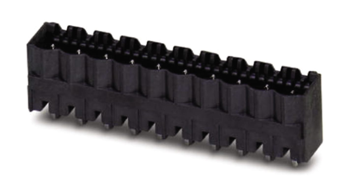 Phoenix Contact 5.08mm Pitch 12 Way Pluggable Terminal Block, Header, Through Hole, Solder Termination