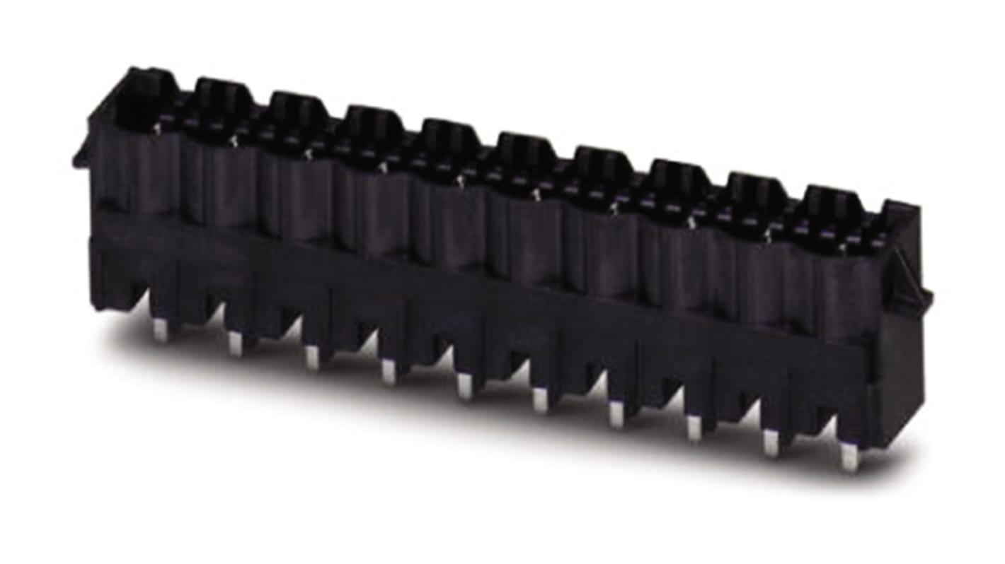 Phoenix Contact 5.08mm Pitch 12 Way Pluggable Terminal Block, Header, Through Hole, Solder Termination