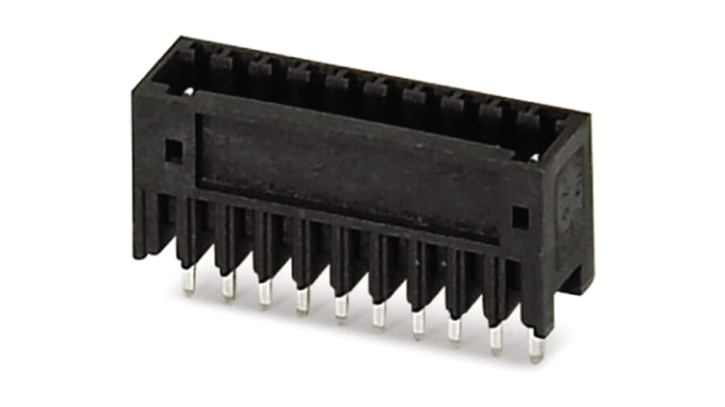 Phoenix Contact 2.5mm Pitch 4 Way Pluggable Terminal Block, Header, Solder Termination