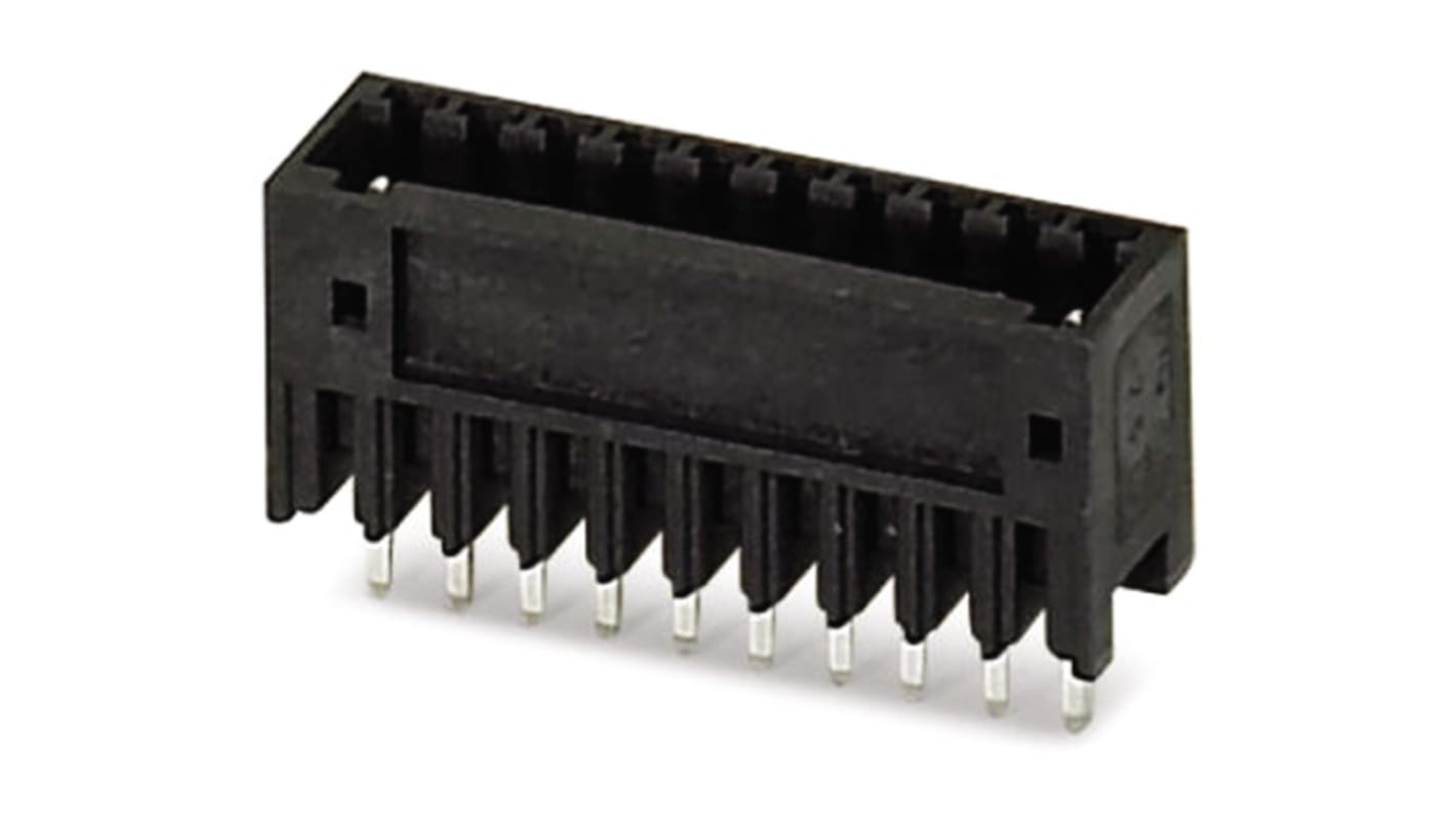 Phoenix Contact 2.5mm Pitch 6 Way Pluggable Terminal Block, Header, Solder Termination