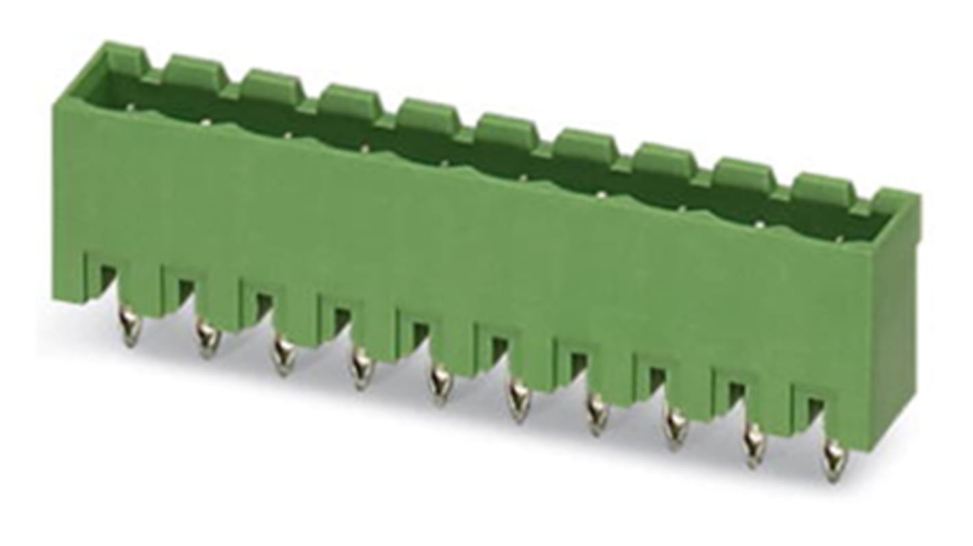 Phoenix Contact EMSTBVA 2.5/ 4-G Series PCB Header, 4 Contact(s), 5mm Pitch, Shrouded