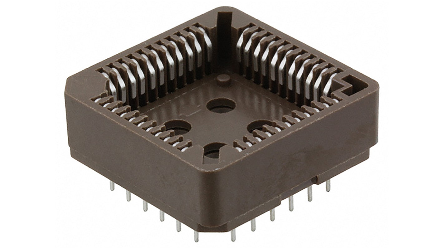 Amphenol FCI 2.54mm Pitch 44 Way DIP PLCC PLCC Socket