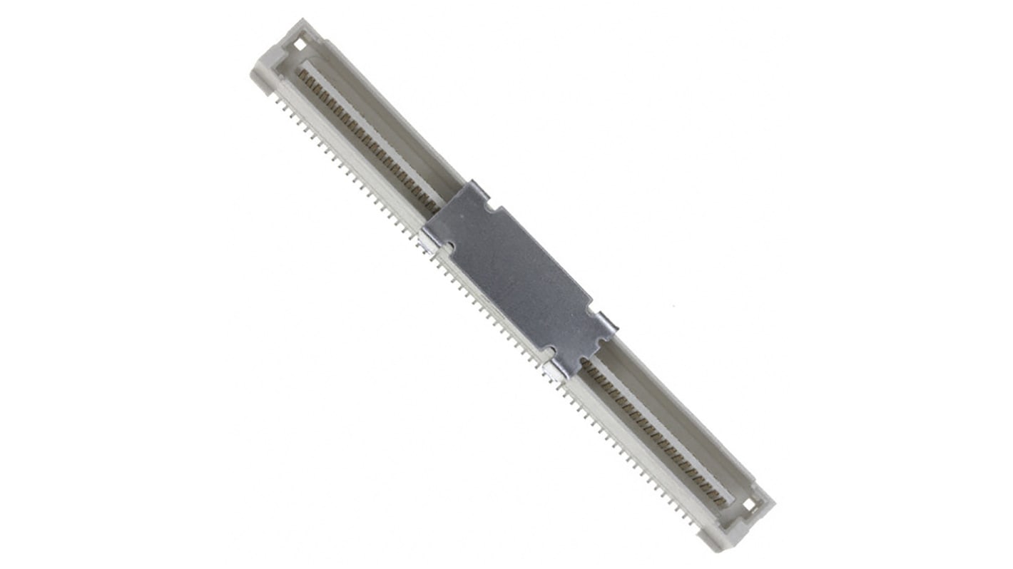 Amphenol ICC BergStak Series Straight Surface Mount PCB Header, 120 Contact(s), 0.8mm Pitch, 2 Row(s), Shrouded