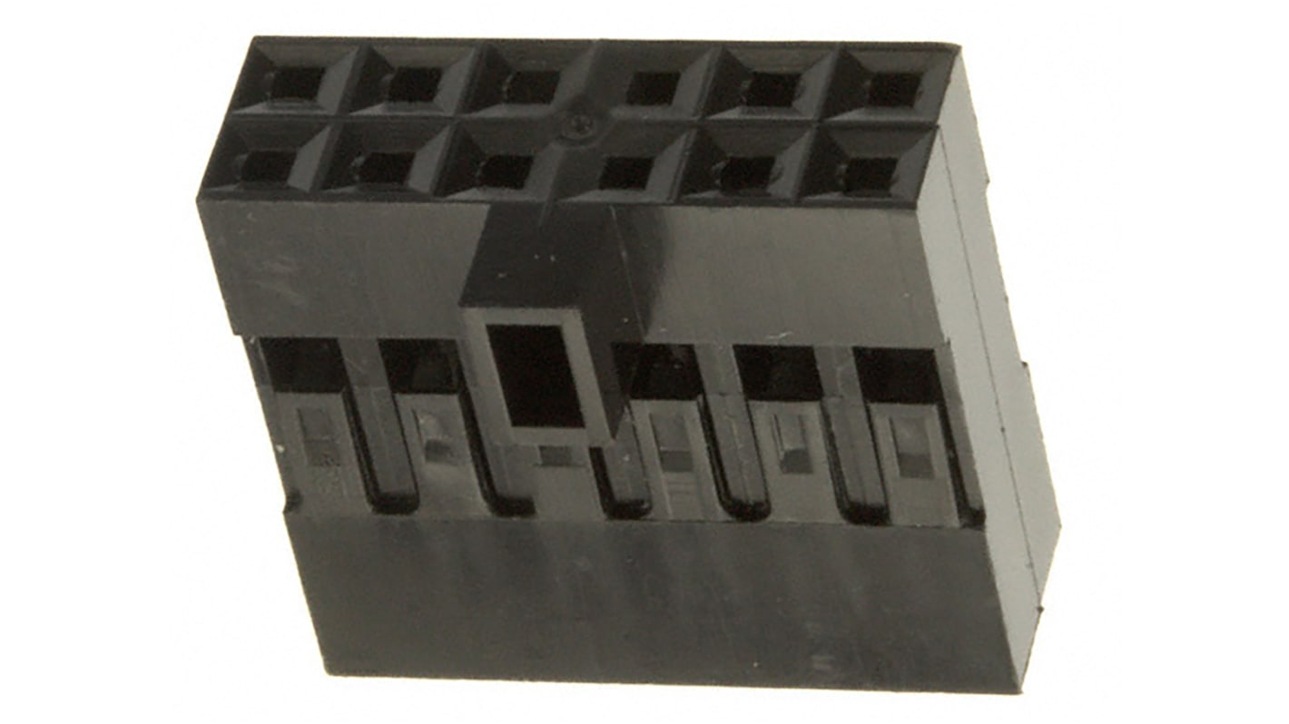 Amphenol ICC, Mini-PV Female Connector Housing, 2.54mm Pitch, 12 Way, 2 Row