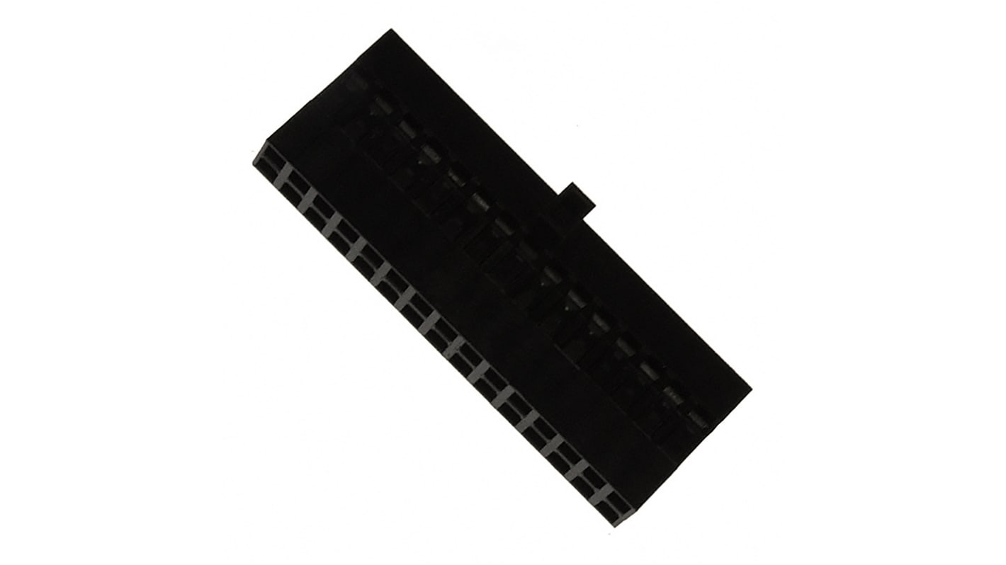 Amphenol FCI, Mini-PV Female Connector Housing, 2.54mm Pitch, 30 Way, 2 Row