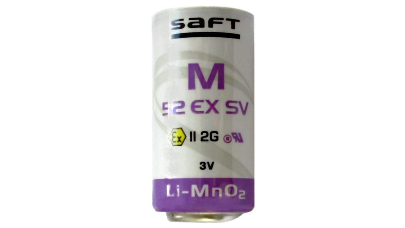 Baterie C 3V Lithium-oxid manganičitý 5.6Ah Saft