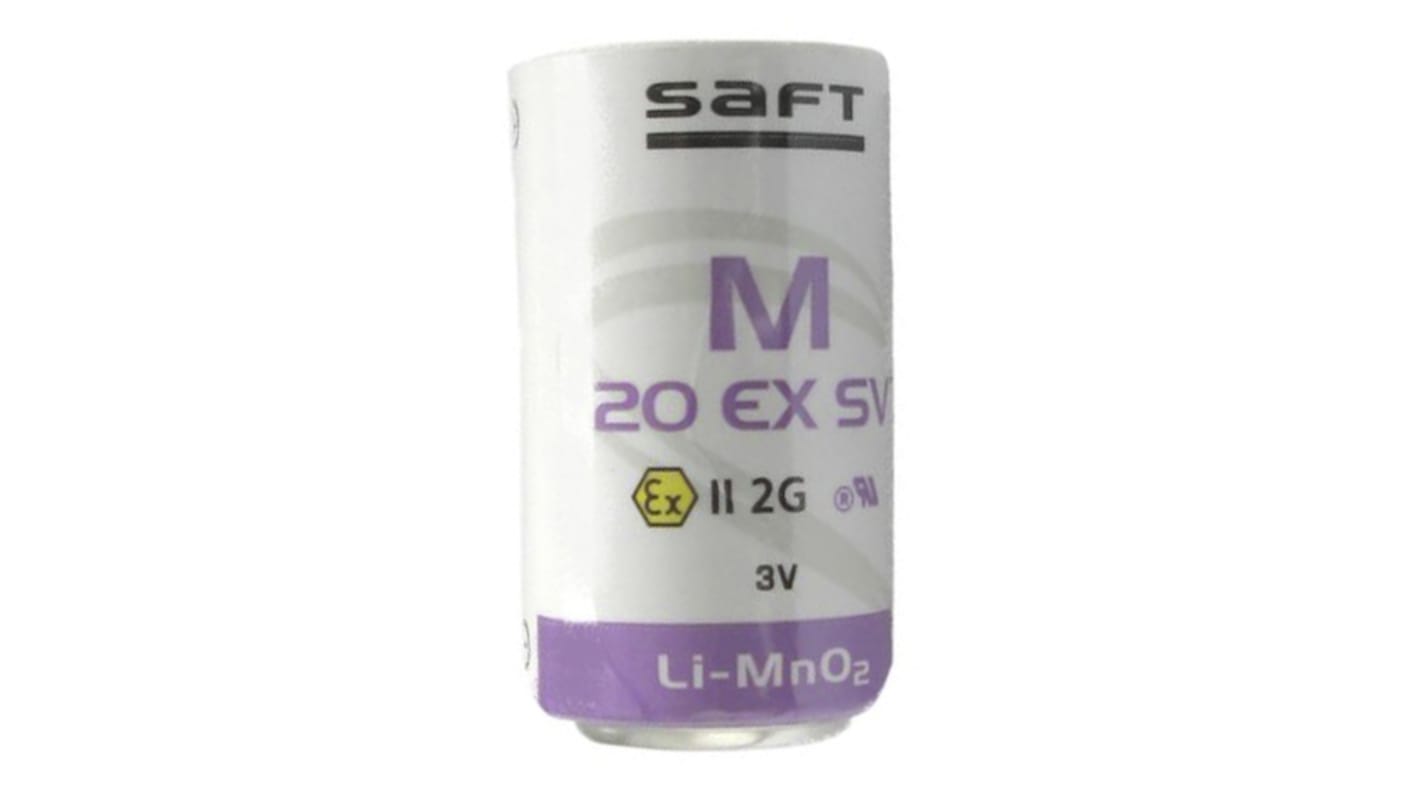 Baterie D 3V Lithium-oxid manganičitý 12.4Ah Saft